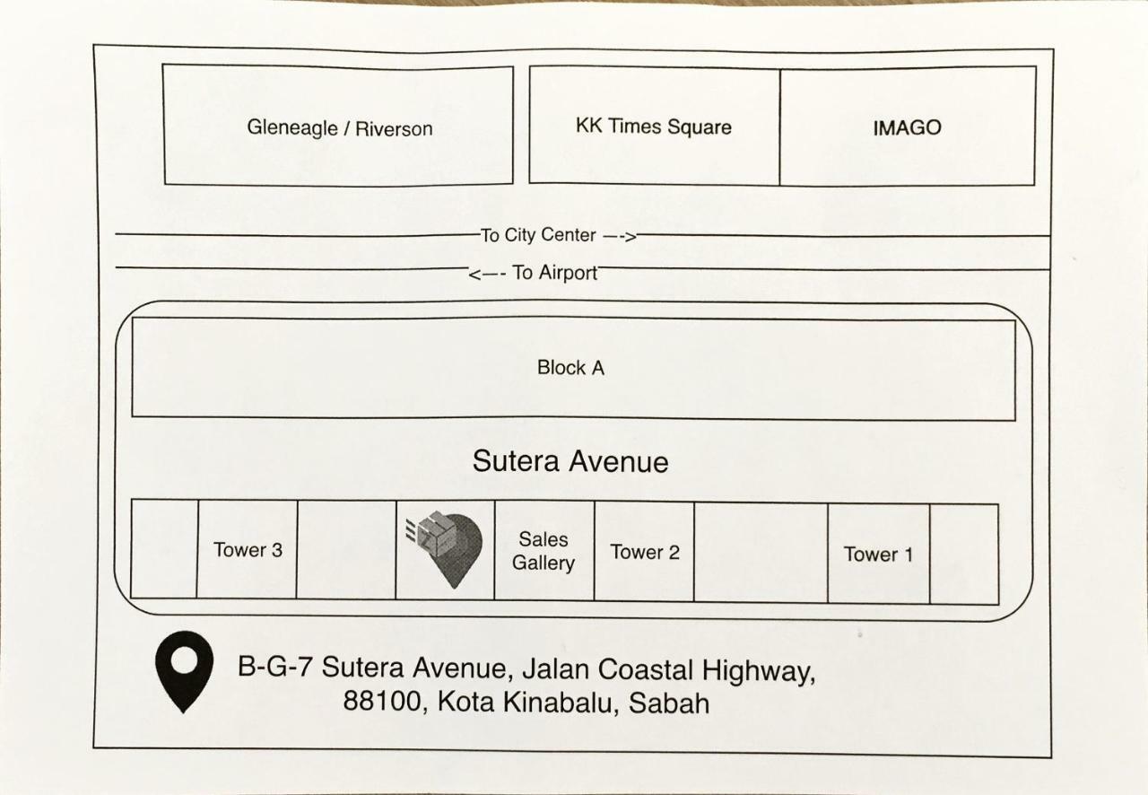 קוטה קינבלו M&V Sabah Suite @ Sutera Avenue 沙巴州神山主题3-7人舒适套间 מראה חיצוני תמונה